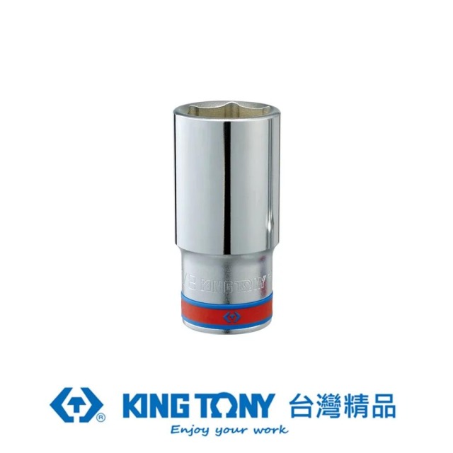 KING TONY 金統立 專業級工具1/2x9/166角長白套筒 KT423518S