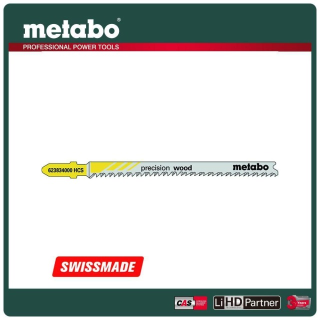 Metabo 美達寶 精密木工線鋸片91/2.2mm/12T T308BP 5支/卡 623834000