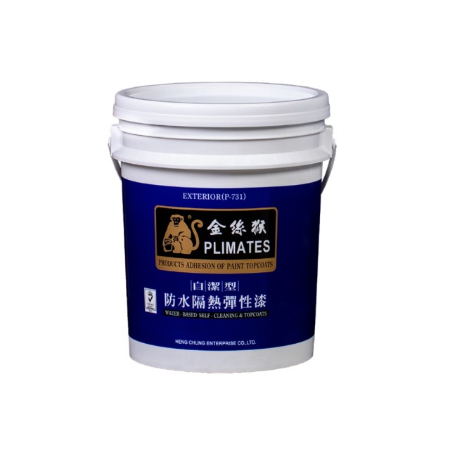 Plimates 金絲猴 P 731自潔型防水隔熱彈性漆 象牙-1加侖裝 P 731