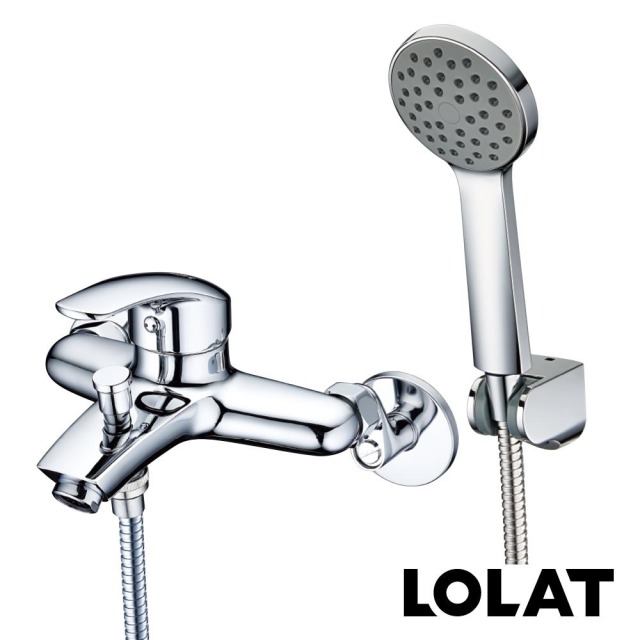 LOLAT 羅力 實惠時尚沐浴水龍頭/鉻 SNN1736H