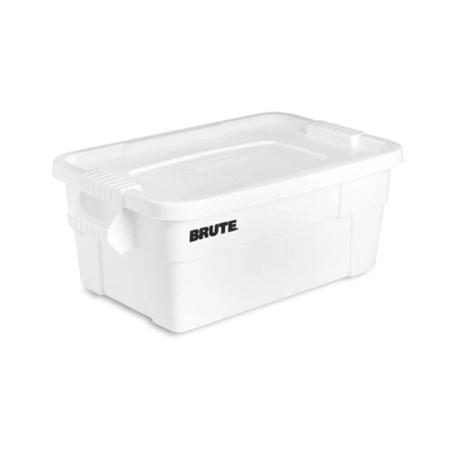 Rubbermaid 樂柏美 BRUTE帶蓋搬運箱53L(白色) 白色 FG9S3000WHT