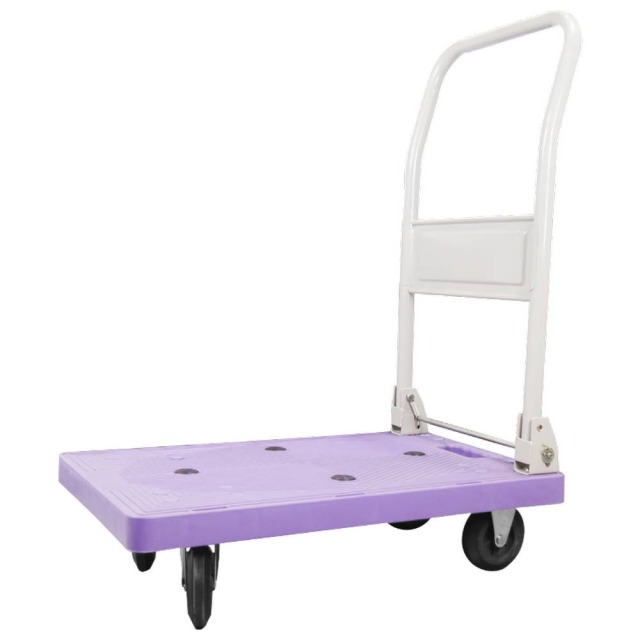 TRENY 日式塑鋼手推車 紫 紫