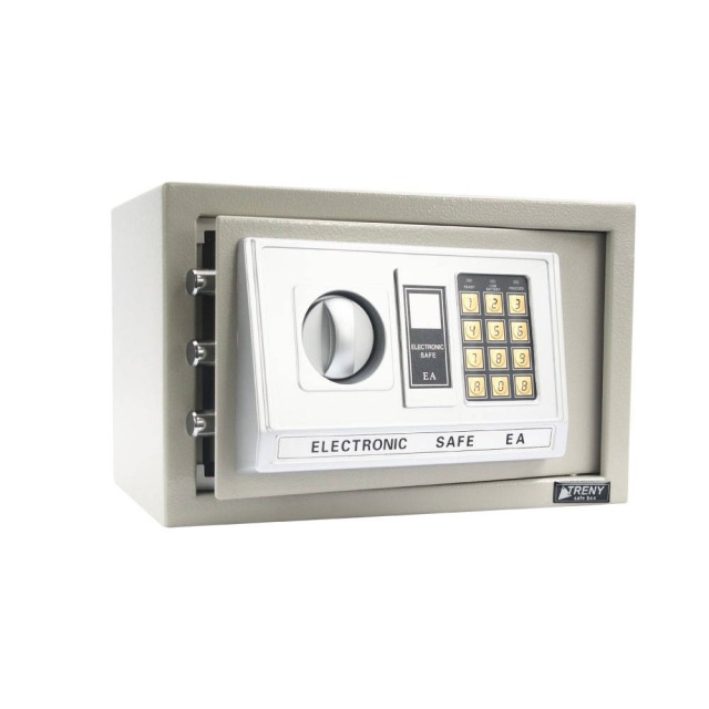 TRENY 三鋼牙電子式保險箱 小
