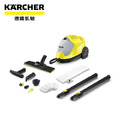 KARCHER 德國凱馳 家用高壓蒸氣清洗機 測試證書*去除冠狀病毒達99.999%與細菌達99.99%*
 清潔效率：100
 加熱功率：1600
 最高蒸氣壓力 (bar)：3.5
 電線長度(公尺)：4
 加熱時間：4
 鍋爐容量 (l)：0.5
 水槽容量(公升) (l)：0.8
 電力供應(伏特)：1 - 110 - 60
 不含配件的重量(公斤)：4.05 SC4 EasyFix