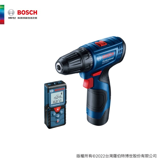 BOSCH 博世 DIY居家輕修繕組 (GSR 120-LI + GLM 40)