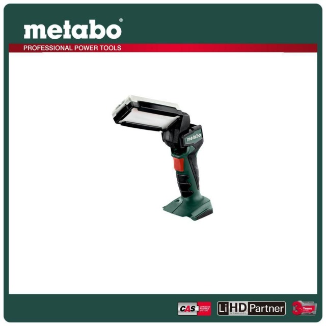 Metabo 美達寶 18V鋰電吊掛式LED博士燈4.0Ah單電套裝組隨附工具袋(SLA14.4-18LED) SLA14.4-18LED