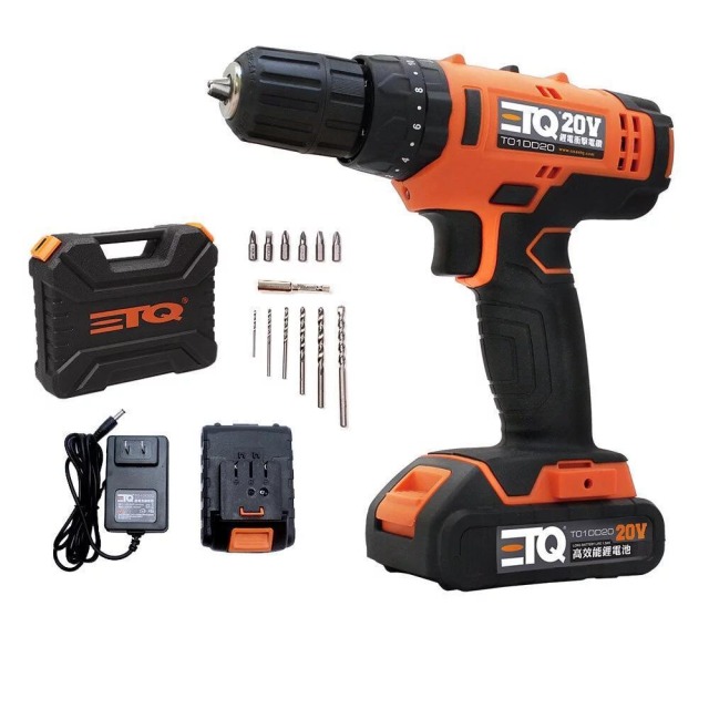 ETQ USA 20V鋰電衝擊電鑽單電組 T01DD20