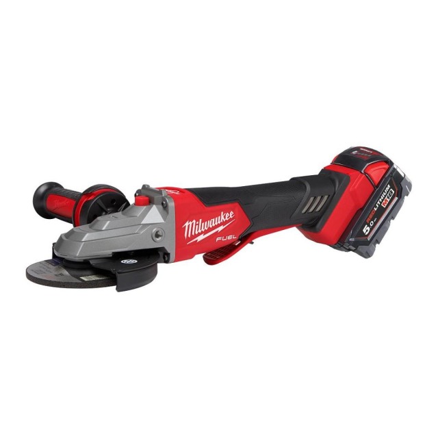 Milwaukee 美沃奇 18V鋰電無碳刷5吋扁頭速停砂輪機 空機 電壓 (V)	18
空載轉速 (RPM)	8500
切片直徑 (mm)	100
重量 (kg)	1.36
孔徑 (mm)	22
開關類型 M18 FSAGF125XPDB-0