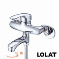 LOLAT 羅力 一指切換小淋浴水龍頭/鉻 SNM1485H
