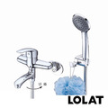 LOLAT 羅力 一指切換小淋浴水龍頭/鉻 SNN1465H