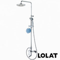 LOLAT 羅力 頂級花灑SPA沐浴水龍頭/鉻 SNM1483K