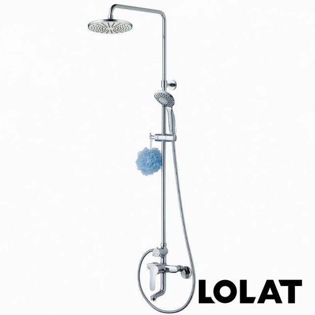 LOLAT 羅力 頂級花灑SPA沐浴水龍頭/鉻 SNM1483K