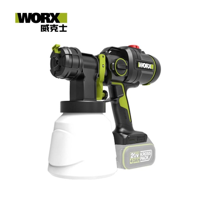 WORX 威克士 20V小型鋰電噴漆槍 空機 (WU056.9) 20V WU056.9