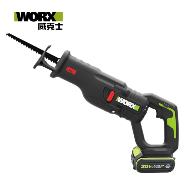 WORX 威克士 20V 無刷鋰電軍刀鋸 4.0Ah雙電(WU501) 20V, 4.0Ah雙電 WU501