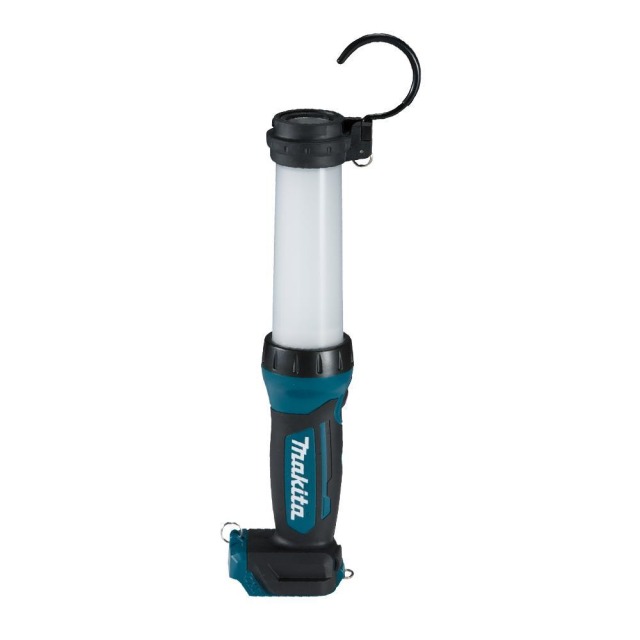 MAKITA 牧田 12V充電式LED手電筒 空機 產品規格表
工作能力	連續使用時間(小時)：BL1041B:頂燈/19主要燈(長側柱)全亮度光通量：710lm子燈(頂端)：光通量/130lm
尺寸(長x寬x高)	414x66x132mm
重量	0.61kg ML104