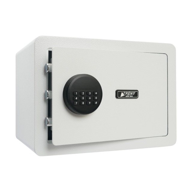 TRENY 三鋼牙 實力電子式保險箱 中 (白) 中 (白)