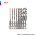 BOSCH 博世 8件組六角柄鎢鋼磁磚鑽頭組(3,4,5,5,6,6,8,10 mm) 鎢鋼六角柄