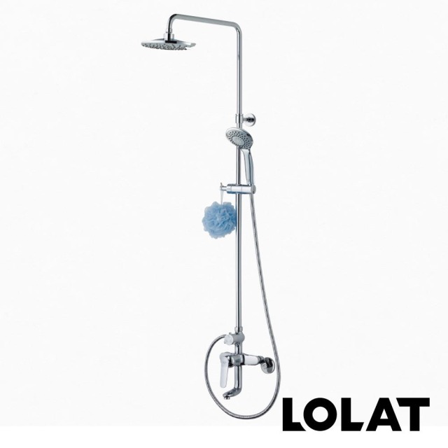 LOLAT 羅力 頂級花灑SPA沐浴水龍頭/出水量大/鉻 SNN1353K
