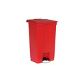 Rubbermaid 樂柏美 腳踏式垃圾桶87L(紅色) 紅色 FG614600RED