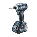 MAKITA 牧田 40V充電式無刷衝擊起子機(黑色) 2.5Ah雙電組 TD001GD204