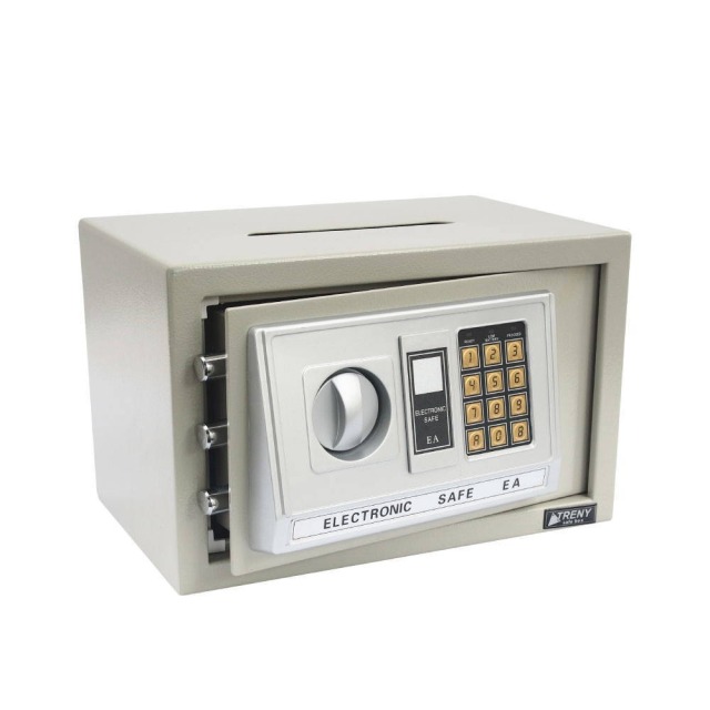 TRENY 三鋼牙 電子式投入型保險箱 小 小