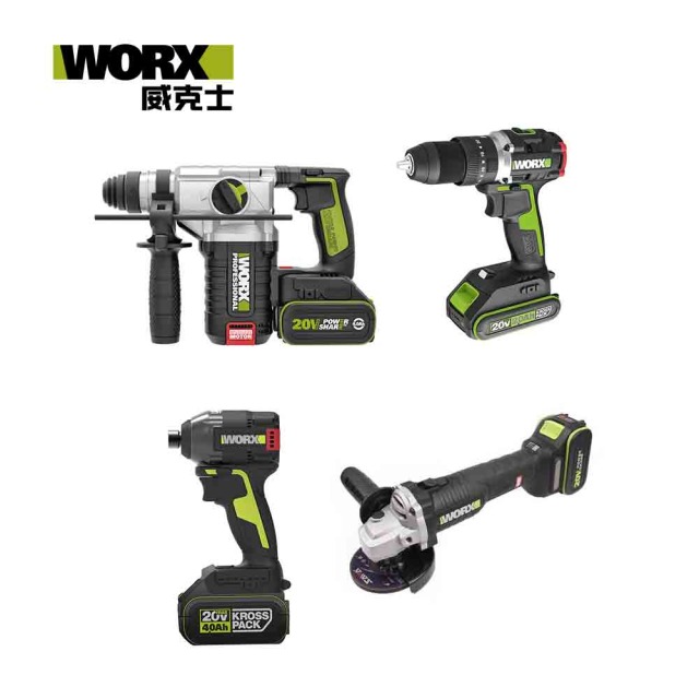 WORX 威克士 WORX無刷超CP值水電四機組