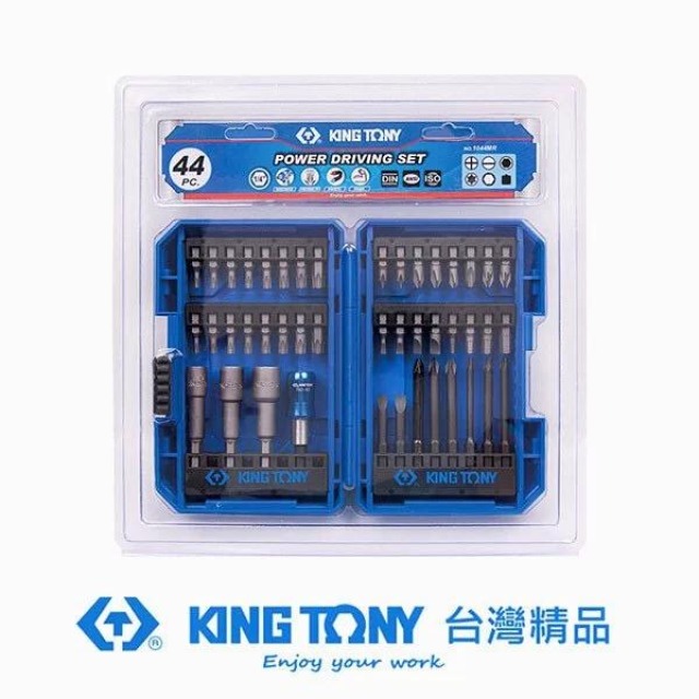 KING TONY 金統立 專業級工具44件式電動起子頭組 KT1044MR