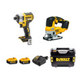 DEWALT 得偉 超值優惠組合 DCF887P2+DCS334B-1