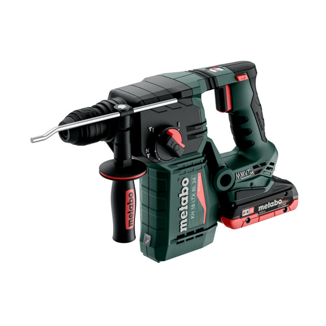 Metabo 美達寶 18V鋰電無刷三用鎚鑽 5.5HD雙電套裝組(metaBOX) KH 18 LTX BL 24 18V鋰電無刷, 5.5HD, 雙電, (metaBOX) KH 18 LTX BL 24