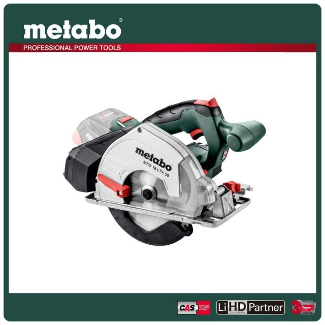 Metabo 美達寶 18V鋰電金屬圓鋸機空機 MKS 18 LTX 58