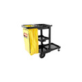 Rubbermaid 樂柏美 傳統型清潔推車 黑色 FG617388BLA