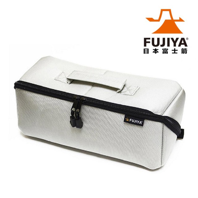 FUJIYA 富士箭 經典高緩衝大開口工具收納袋(大)-科技灰 FTC2-LIG