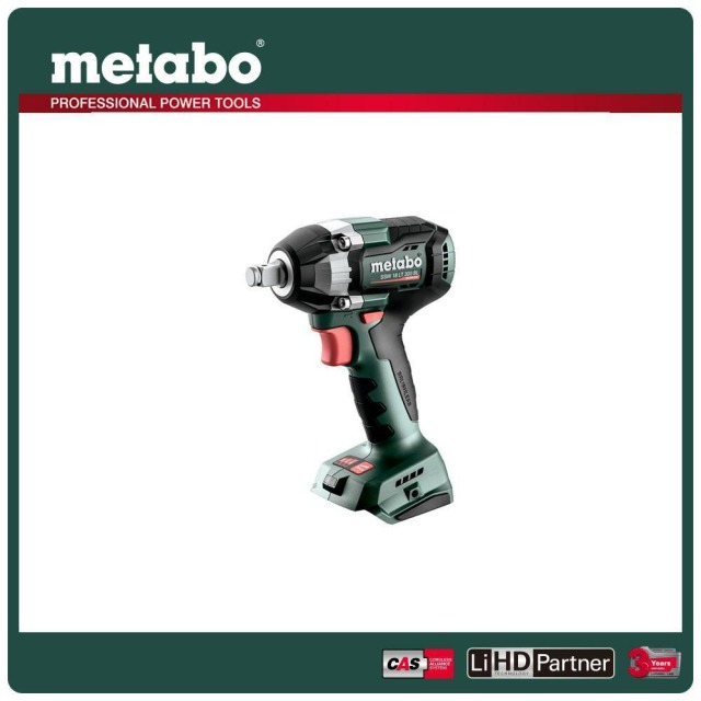 Metabo 美達寶 18V鋰電無刷衝擊扳手機空機隨附系統工具箱 SSW 18 LT 300 BL