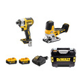 DEWALT 得偉 超值優惠組合 DCF887P2+DCS335B-1