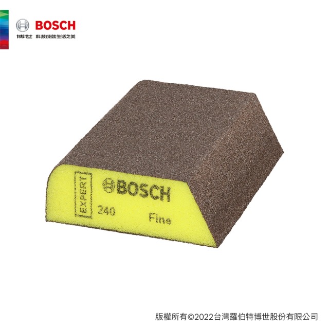 BOSCH 博世 超耐久細海綿砂紙輪廓用69x97x26mm (50入/盒)