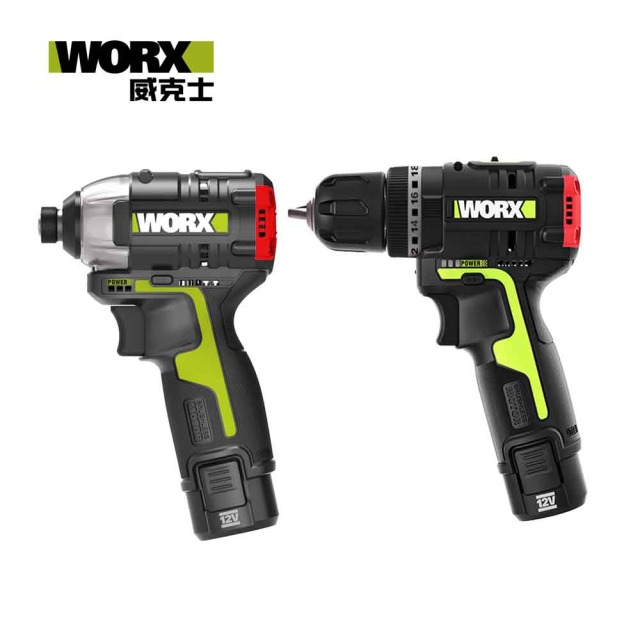 WORX 威克士 12V 鋰電無刷震動電鑽+12V 無刷鋰電衝擊起子(WU920X) WU920X