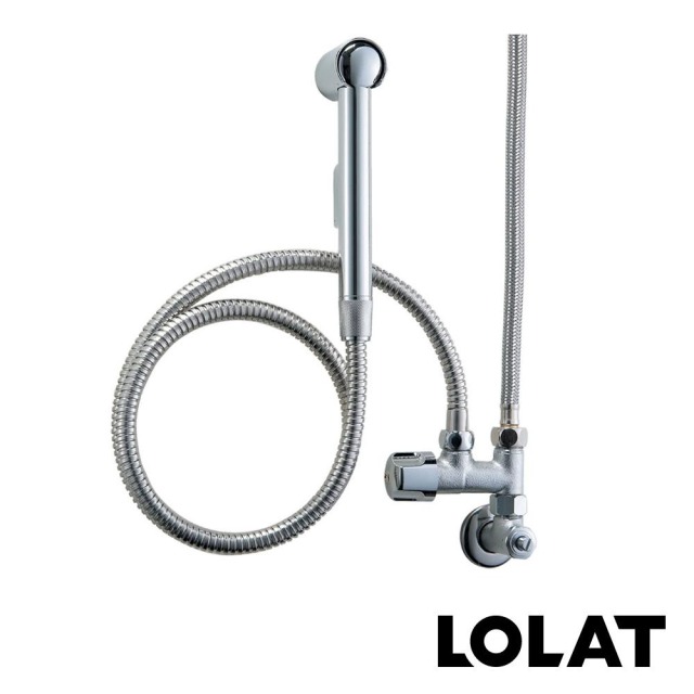 LOLAT 羅力 多功能衛生沖洗器/馬桶/洗屁屁/鉻 A8300S