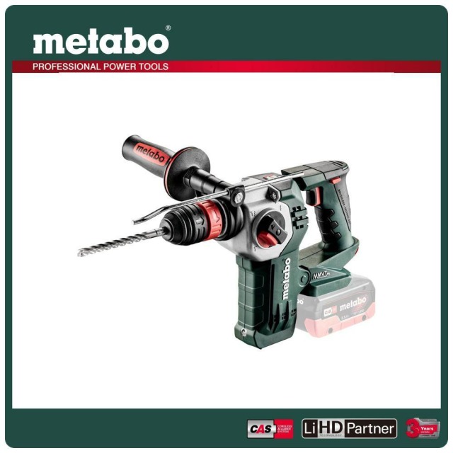 Metabo 美達寶 18V鋰電無刷三用鎚鑽-快拆空機隨附工具袋 KHA 18 LTX BL 24 Quick
