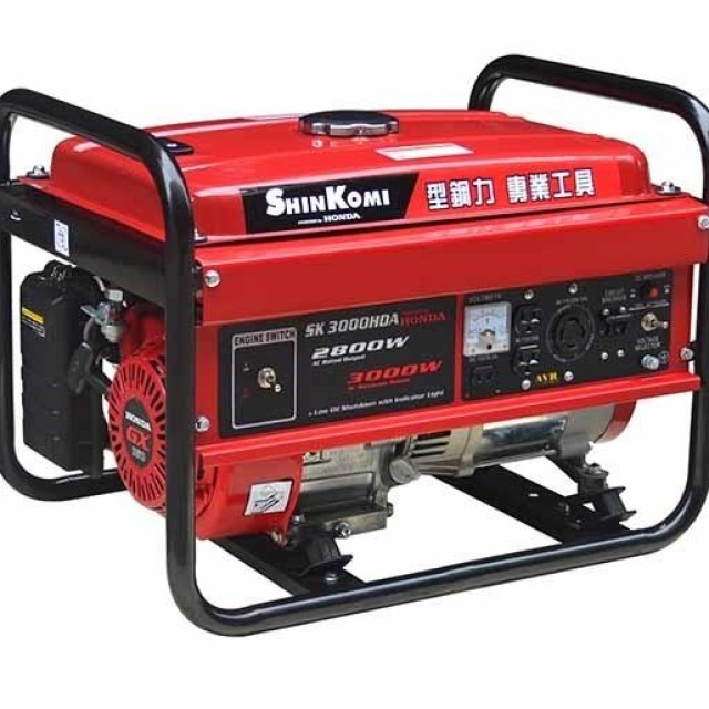 SHIN KOMI 型鋼力 3000W HONDA引擎發電機 SK 3000HDA