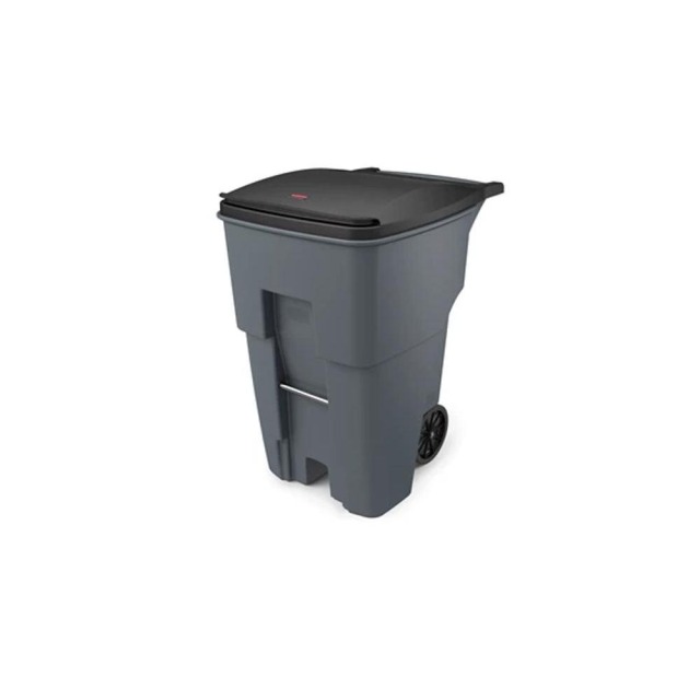 Rubbermaid 樂柏美 BRUTE可推式垃圾桶360L(灰色) 灰色 FG9W2200GRAY