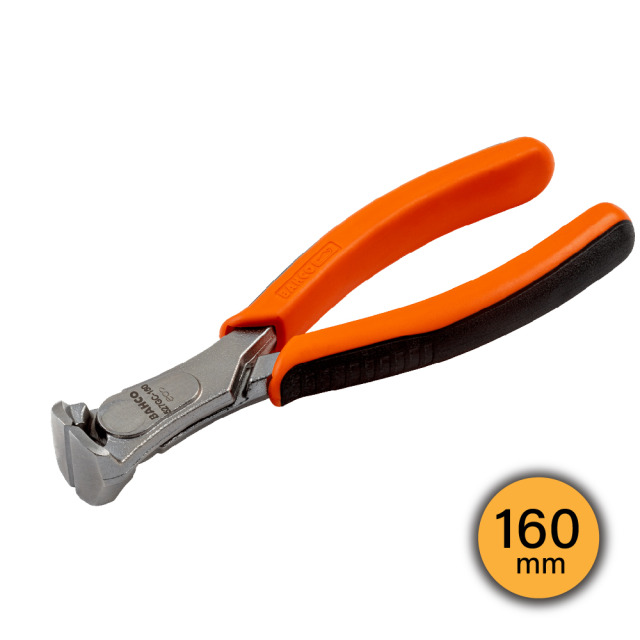 BAHCO 瑞典魚牌 虎頭鉗 (止滑握把, 鍍鉻) 160mm 長度: 160 mm
鉗口長度: 7 mm
最大開口: 3 mm
重量: 205 g
剪切能力 (鋼琴線): Φ2.0 mm 527GC-160