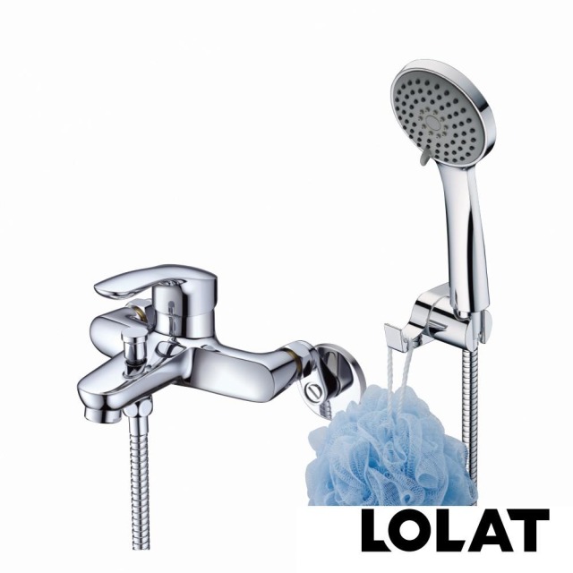 LOLAT 羅力 頂級沐浴水龍頭//出水量大/鉻 SNM1486H