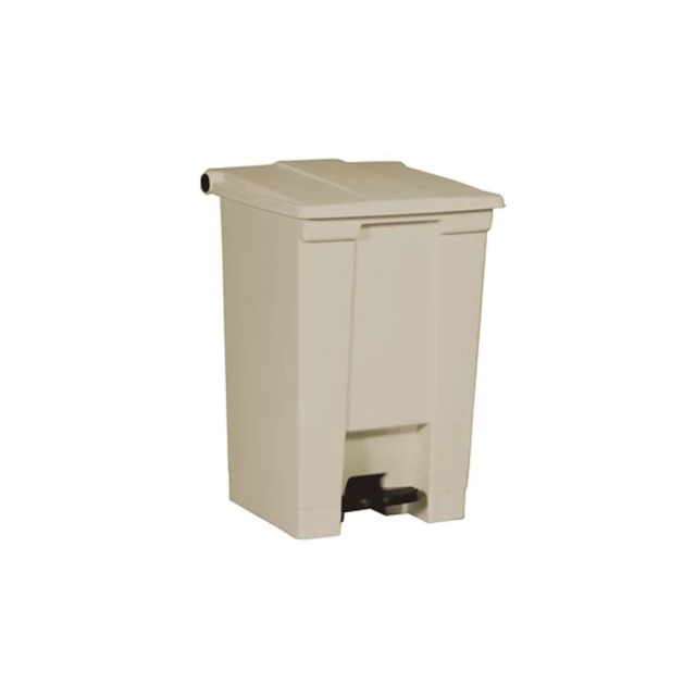 Rubbermaid 樂柏美 腳踏式垃圾桶45L(米色) 米色 FG614400BEIG