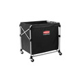 Rubbermaid 樂柏美 X型摺疊布巾車300L 黑色 1881750