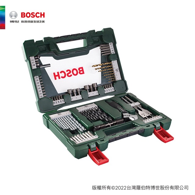 BOSCH 博世 勝利83鍍鈦配件組(LED手電筒+活動扳手) V-line 83