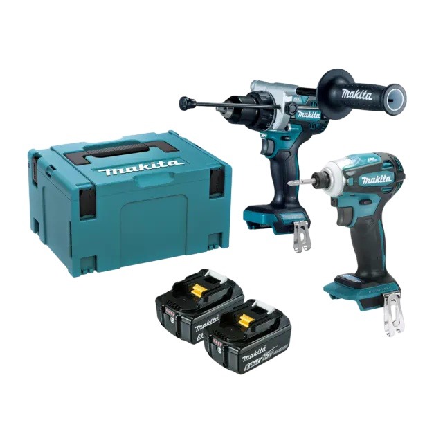 MAKITA 牧田 18V充電式無刷超值雙機組 含充電器 (DTD172+DHP486) DLX2455JX2 DLX2455JX2