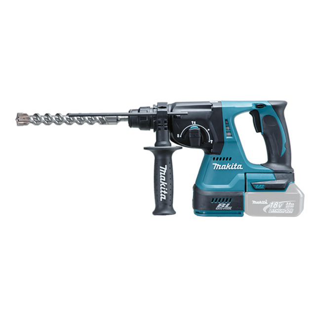 MAKITA 牧田 18V鋰電無刷鎚鑽+DX06 集塵器 空機 DHR242ZV