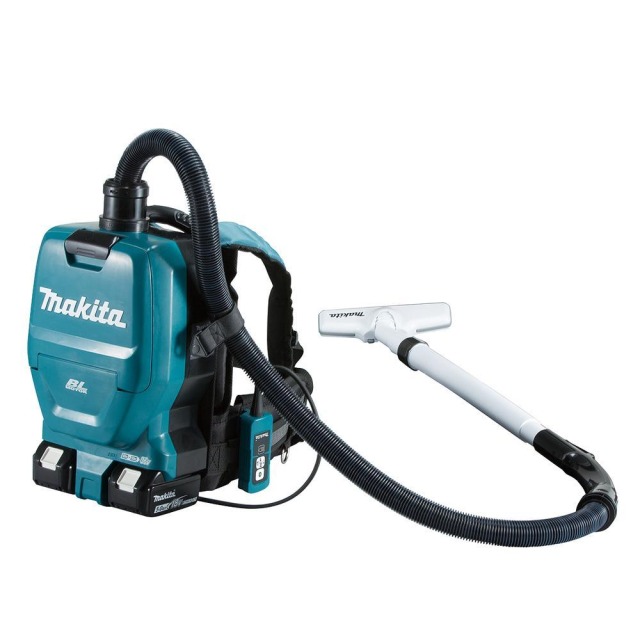 MAKITA 牧田 36V(18V*2)充電式無碳刷背負式吸塵器 空機 產品規格表
工作能力	工作率：強/45W,標準/25W集塵容量：布袋/1.5L,紙袋/2L連續使用時間：強/約60分,標準/約90分(5.0Ah)尺寸：230mm重量：4.3kg垃圾丟棄方式：集塵袋式 DVC260ZX3