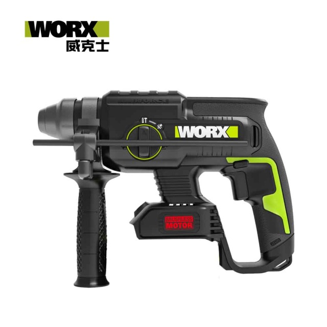 WORX 威克士 20V 22mm 無刷鋰電免出力電鎚(WU386.9) 20V, 22mm WU386.9