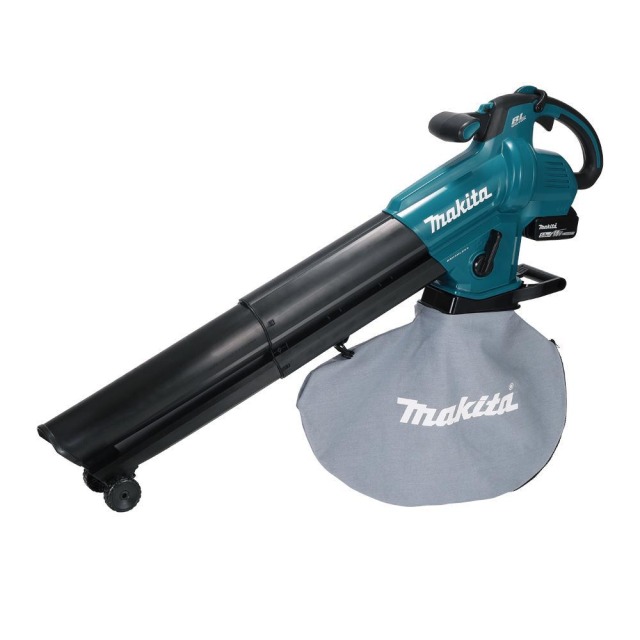 MAKITA 牧田 18V無刷吹風機(吹吸兩用) 空機 產品規格表
工作能力	吹風模式風量：4.2 m³/min平均風速：52 m/s最大風速：64 m/s吸塵模式(真空)風量：6.1 m³/min吸塵量：25L
尺寸(長x寬x高)	1,168x164x416mm
重量	3.7 - 4.0 kg DUB187Z